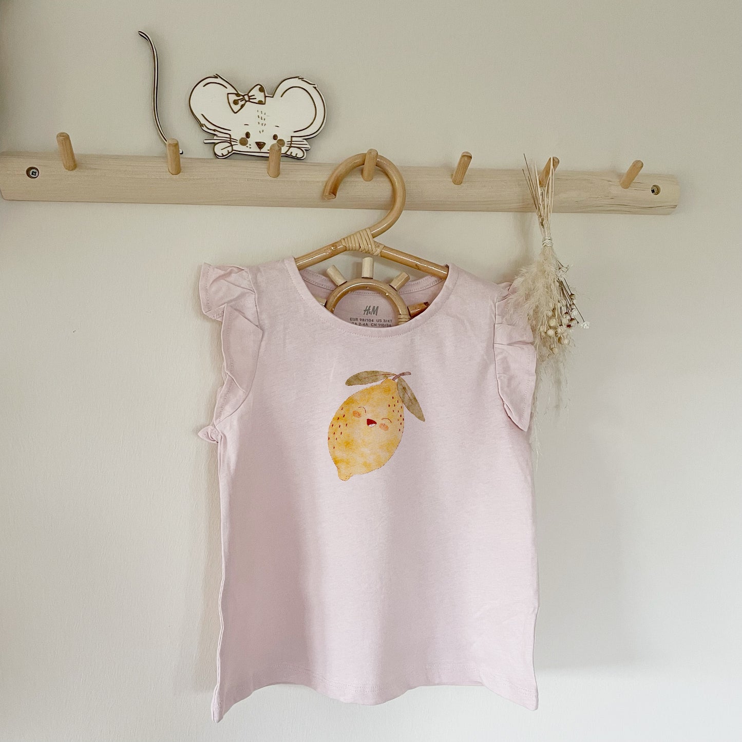 Bügelbild Zitrone • Watercolor Illustration • Bild zum Aufbügeln • Bügelpatches