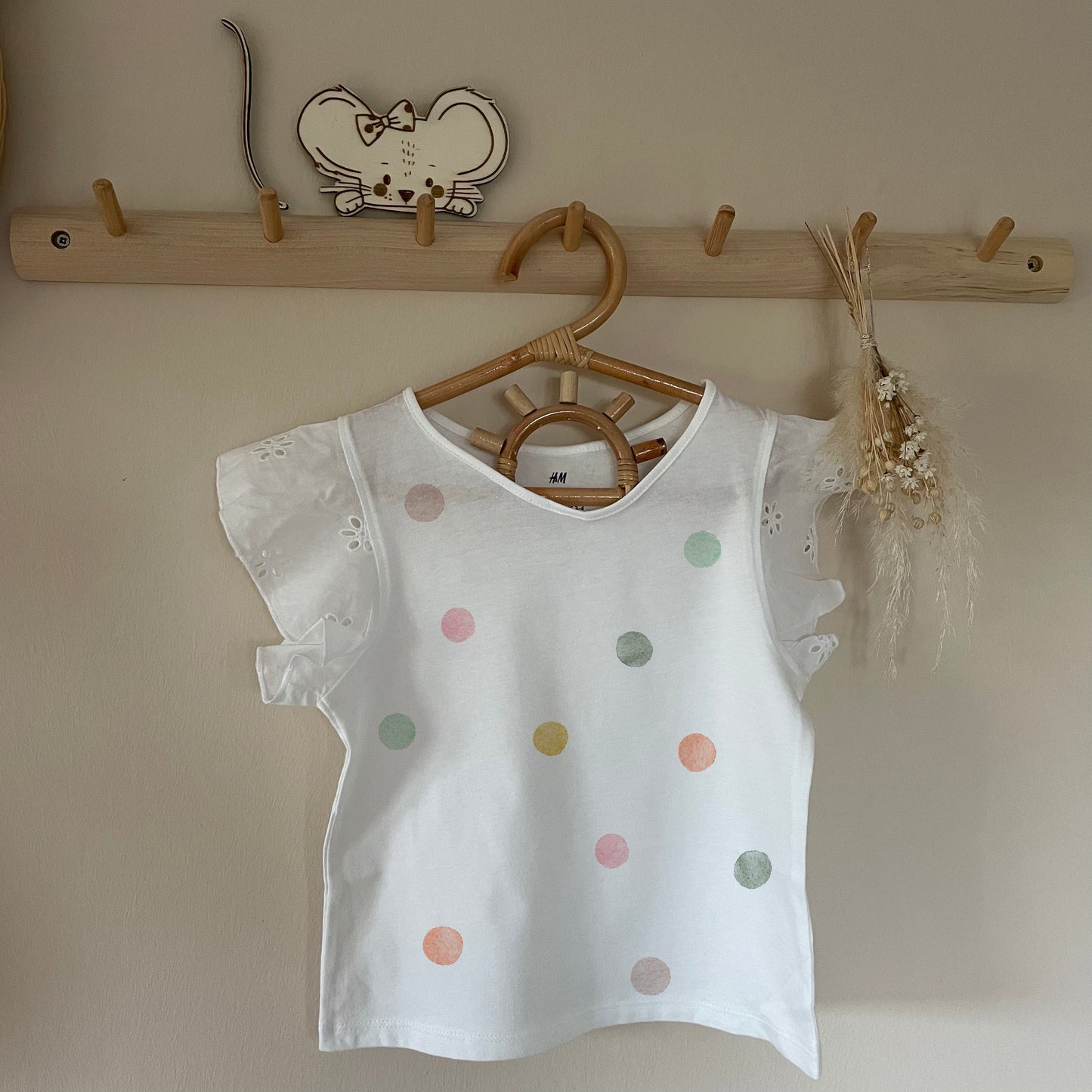 Bunte Punkte zum Aufbügeln • Applikation für Textilien