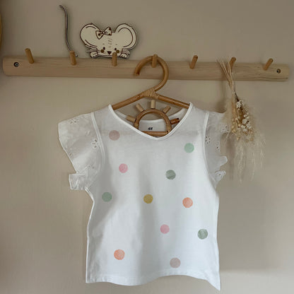 Bunte Punkte zum Aufbügeln • Applikation für Textilien