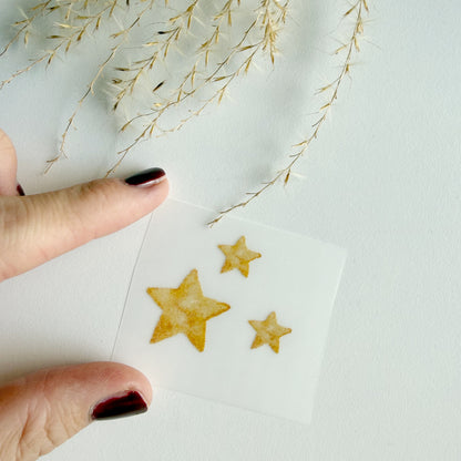 Bügelbild Sterne • Applikation für Textilien