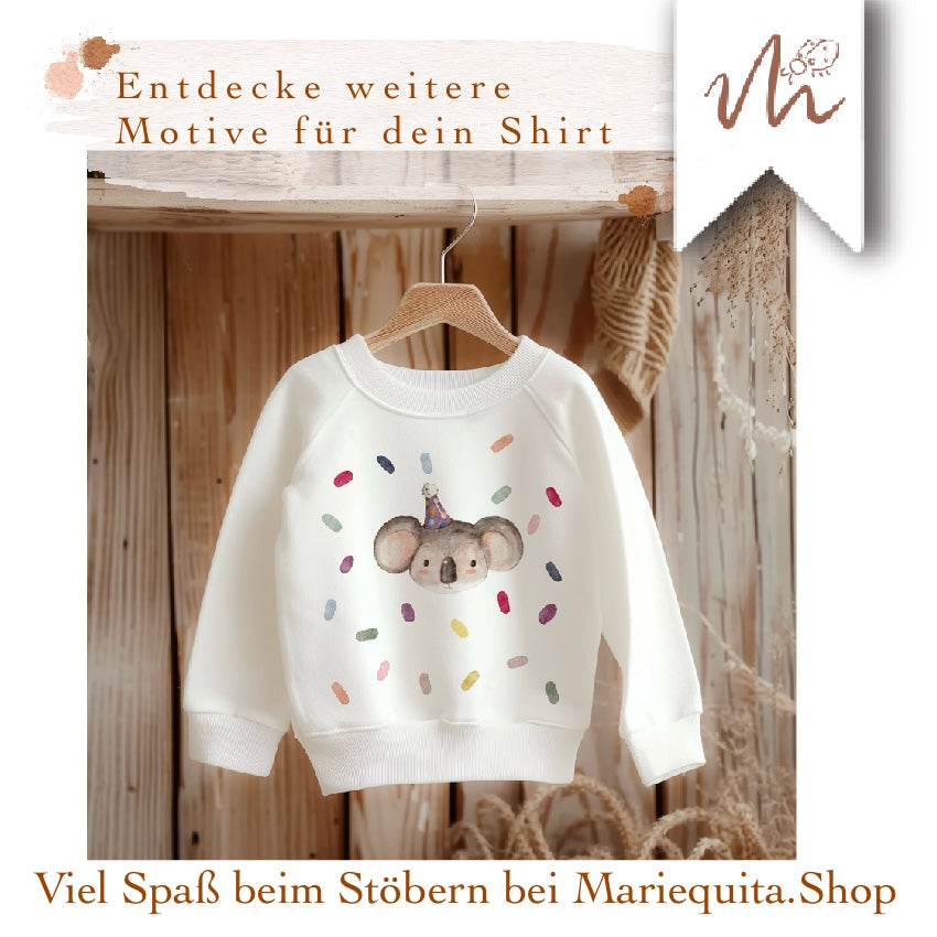 Bügelbild Konfetti • Kindergeburtstag • Bild zum Aufbügeln • Bügelpatches