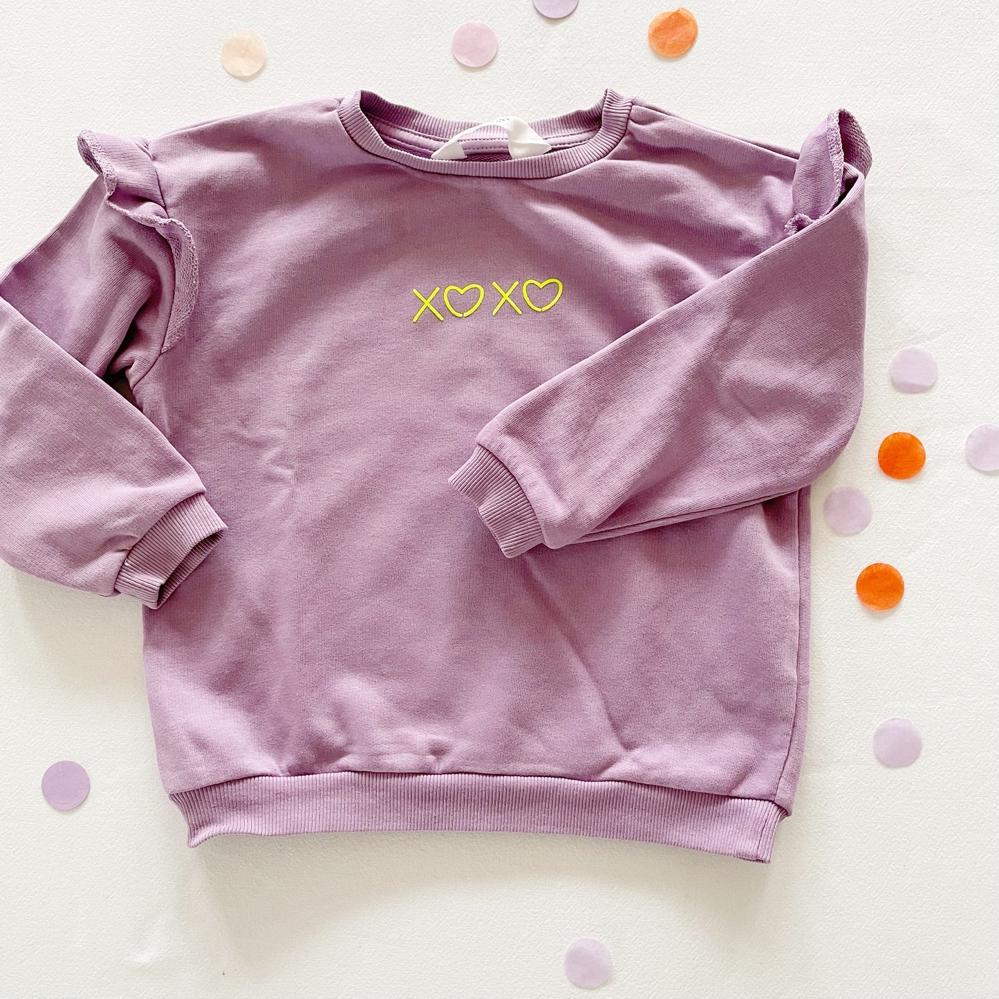 XOXO Schriftzug zum Aufbügeln • Cooles Bügelbild aus Flockfolie